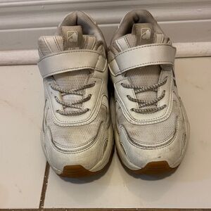 Kids' White and Gray Sneakers